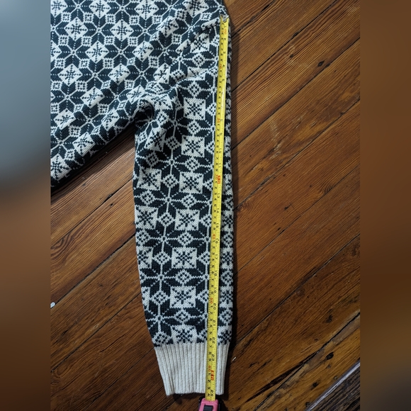 NWT JCrew 100% Lambswool Nordic Fair Isle crewneck sweater - M - Picture 11 of 12